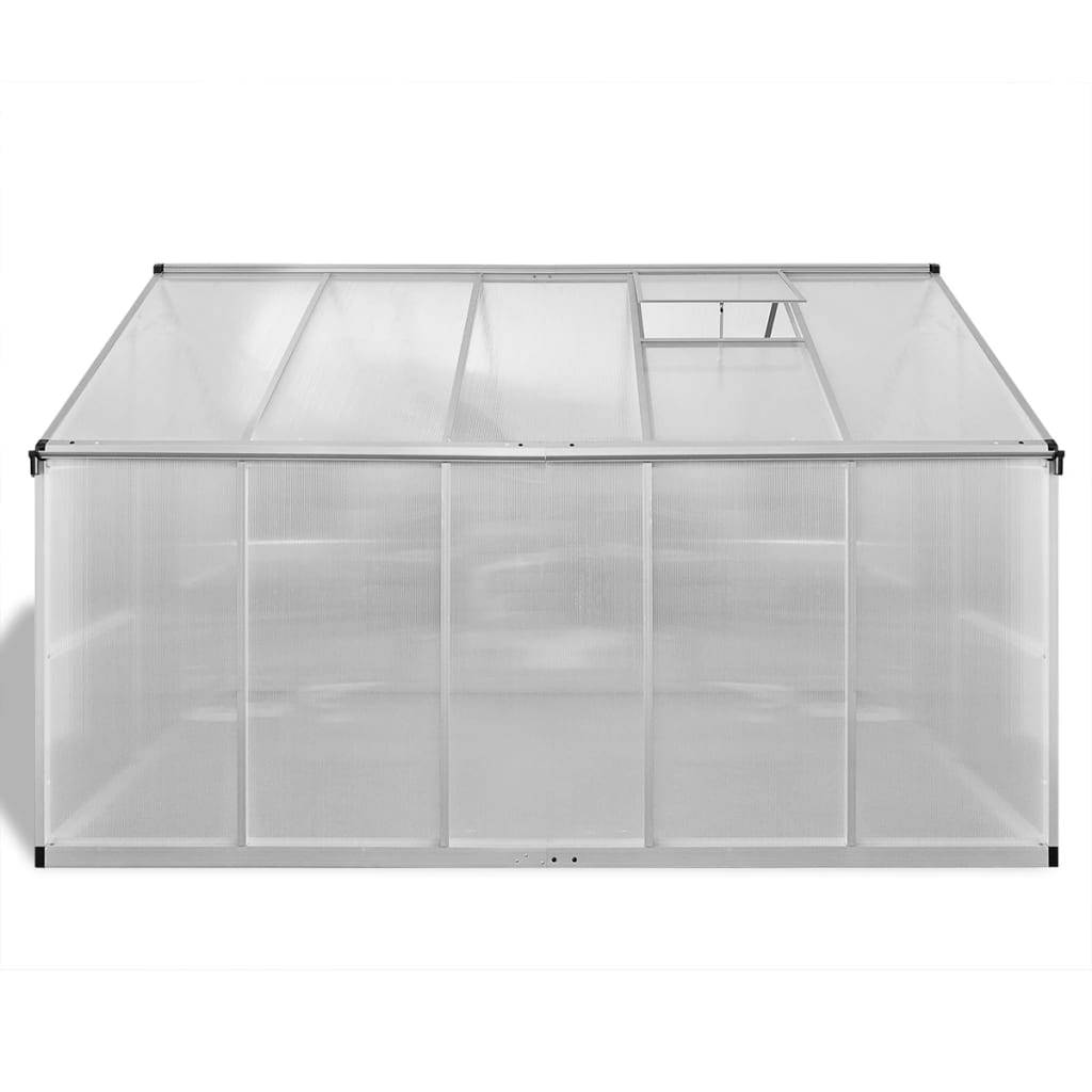 ComfortXL - Serre de jardin 7,55 m² en aluminium et polycarbonate double paroi avec embase – ComfortXL Outdoor Living - Image 4