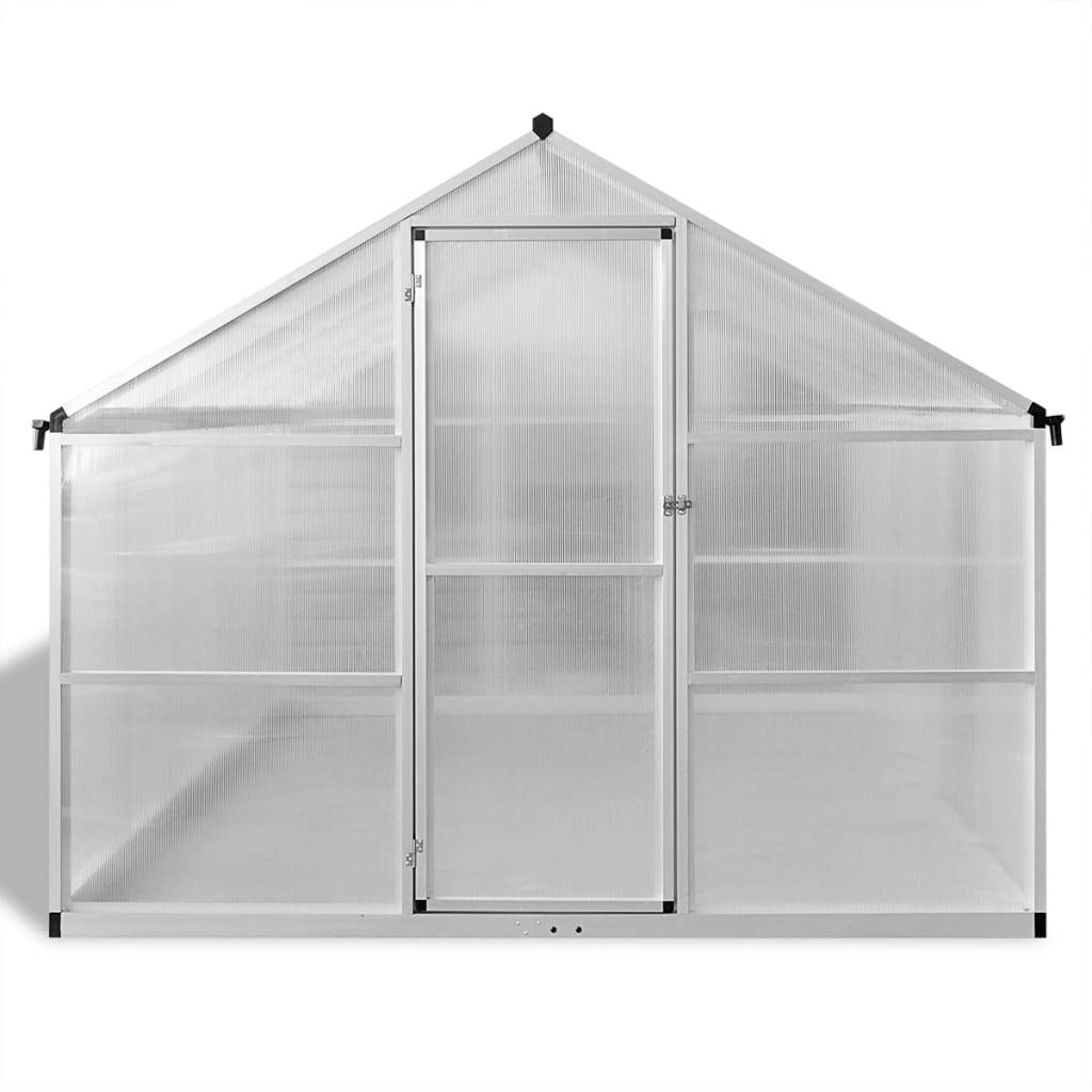 ComfortXL - Serre de jardin 7,55 m² en aluminium et polycarbonate double paroi avec embase – ComfortXL Outdoor Living - Image 3