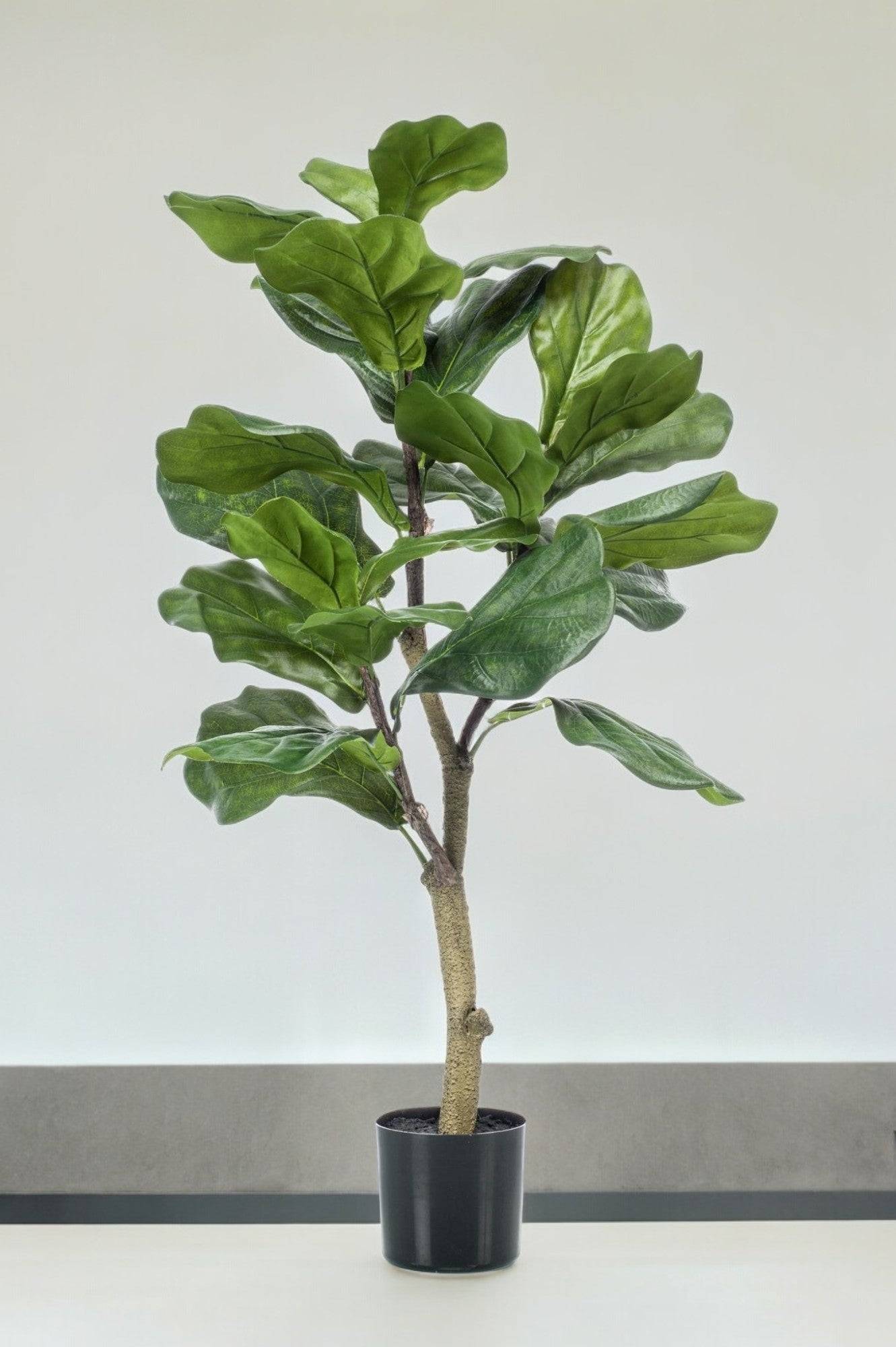 La Green Touch - Ficus Lyrata plante artificielle - h100cm, Ø12cm- La Green Touch - Imagen 1