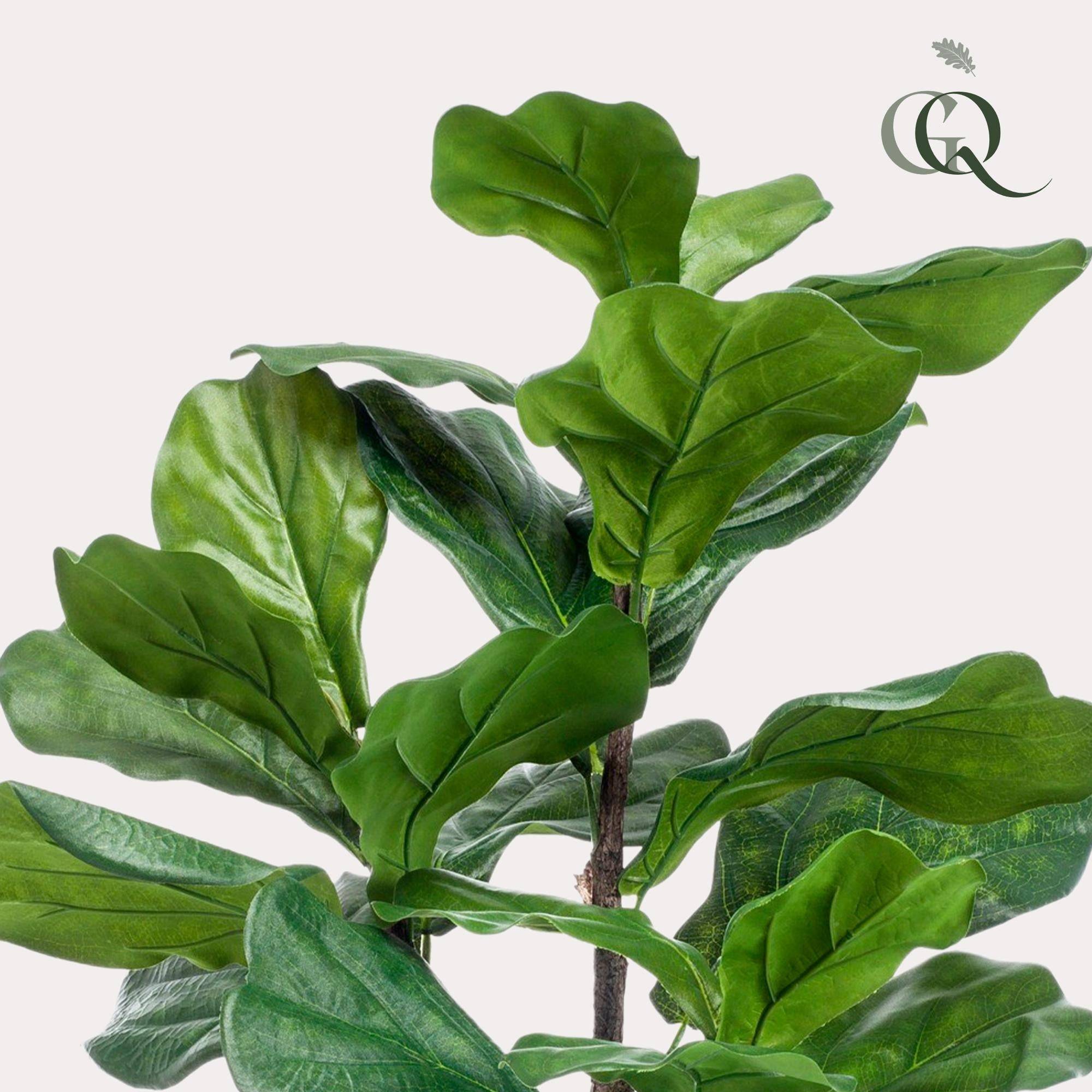 La Green Touch - Ficus Lyrata plante artificielle - h100cm, Ø12cm- La Green Touch - Imagen 2
