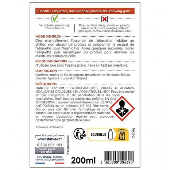Starwax - DECOLLE ADHESIFS 200ML 439 - Image 2