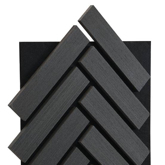 Home Deluxe - Panneau acoustique HOME DELUXE VEGA - Chêne noir - 80 x 40 cm - Image 4