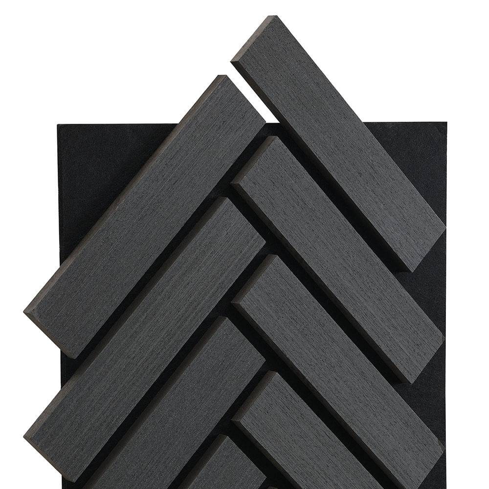 Home Deluxe - Panneau acoustique HOME DELUXE VEGA - Chêne noir - 80 x 40 cm - Image 4