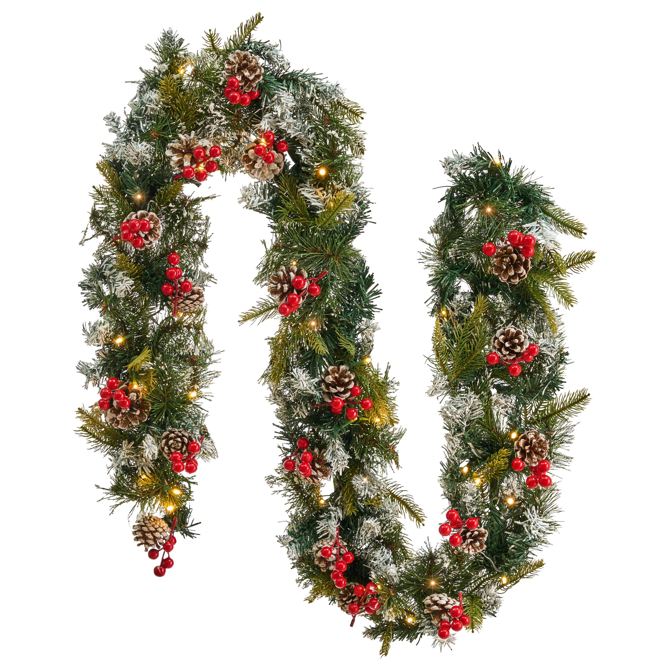 Beliani - Guirlande de Noël Matière synthétique Vert PAIMIO - Beliani - Imagen 2