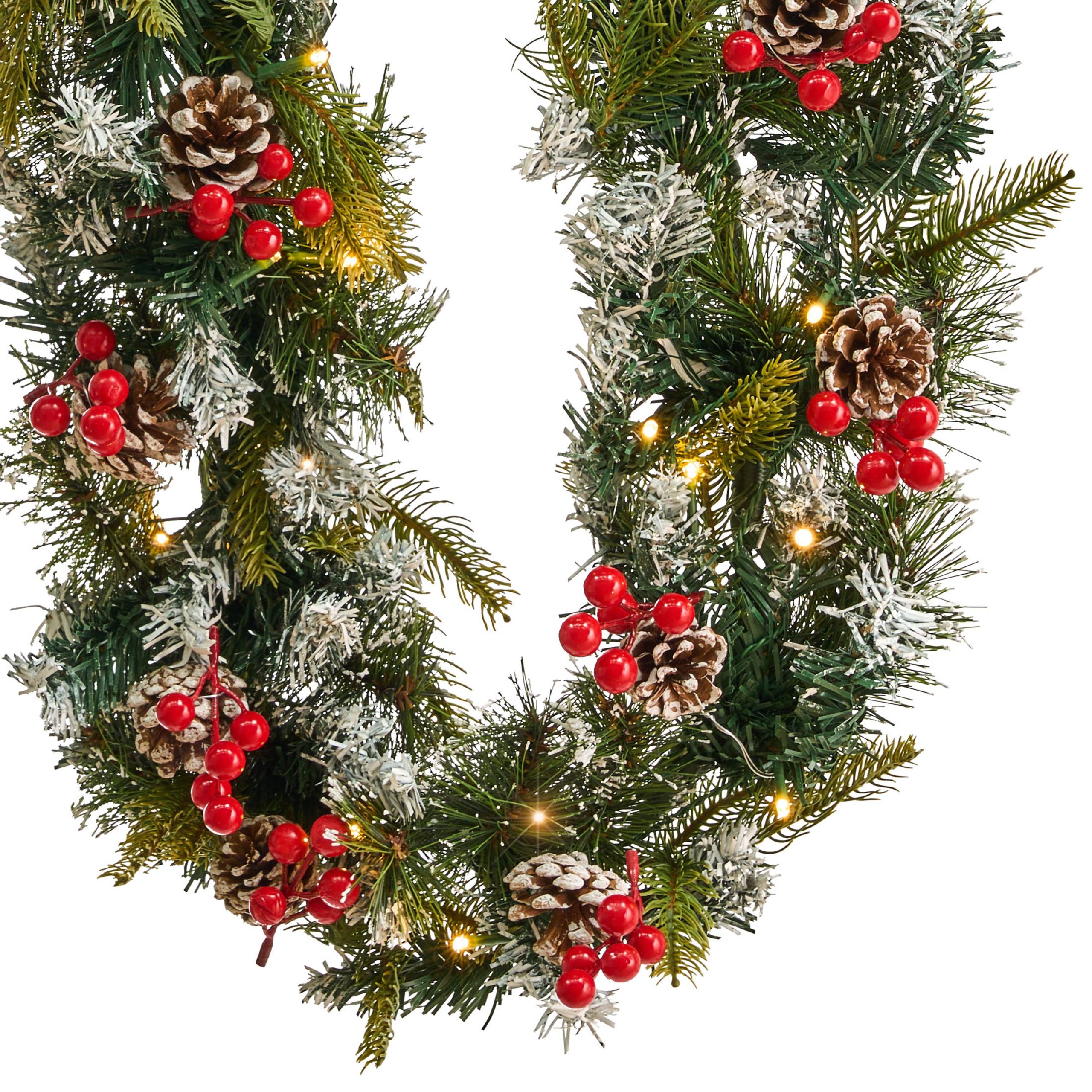 Beliani - Guirlande de Noël Matière synthétique Vert PAIMIO - Beliani - Imagen 5