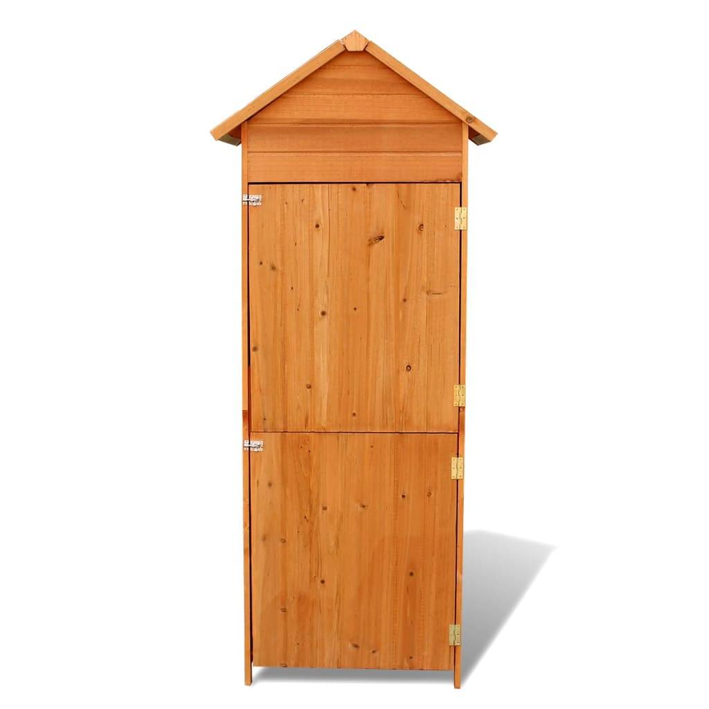 Helloshop26 - Armoire de rangement de jardin 42,5 x 64 x 190 cm marron - Imagen 2