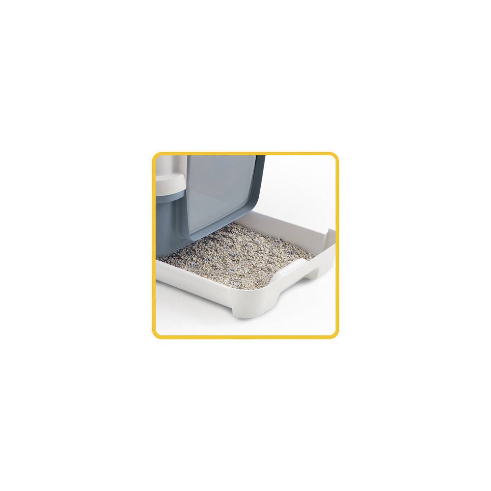 Maison de toilette Clever & Smart rose clair à tiroir 58 x 45 x 48 cm h, pour chat - Imagen 3