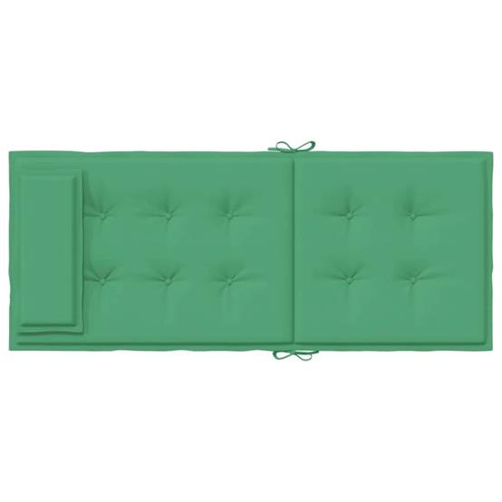 Coussins de chaise à dossier haut tissu Oxford vert 120 x 50 x 3 cm, poids:2.55kg - PANGIVO - Image 7
