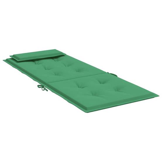 Coussins de chaise à dossier haut tissu Oxford vert 120 x 50 x 3 cm, poids:2.55kg - PANGIVO - Image 6