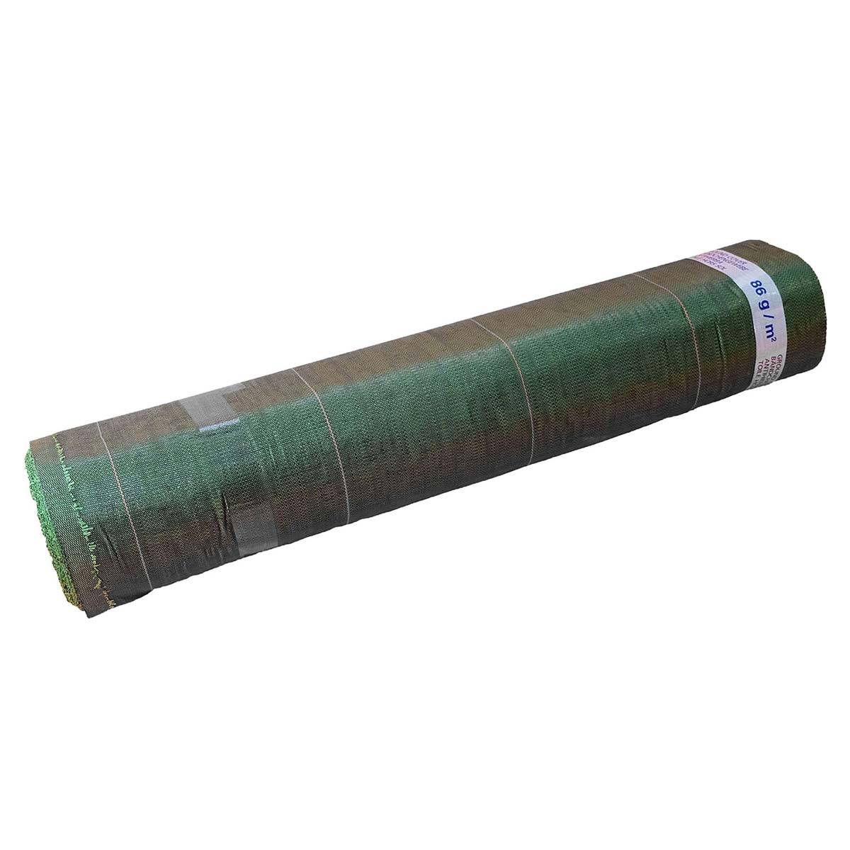 Toile de Paillage Verte 1,05x100 m 86TP - Garantie 5 ans - Toile de paillage anti-mauvaises herbes pour jardin et talus TECPLAST - Image 1