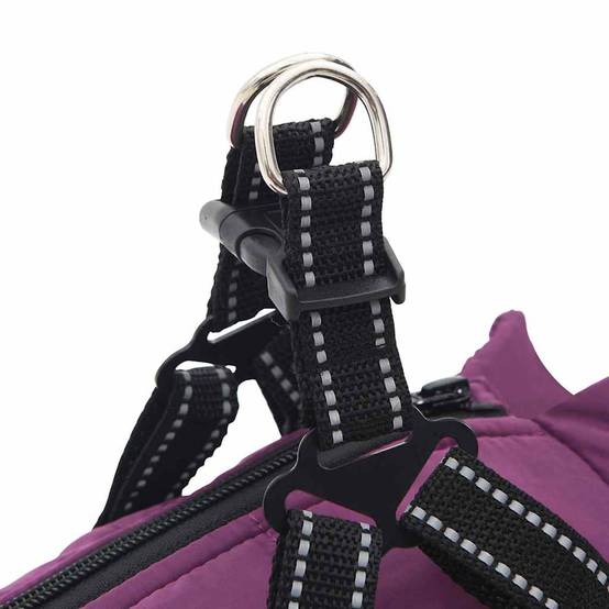 Doudoune Chien Polaire Imperméable Harnais Réglable L Violet - ComfortXL Outdoor Living - Image 8