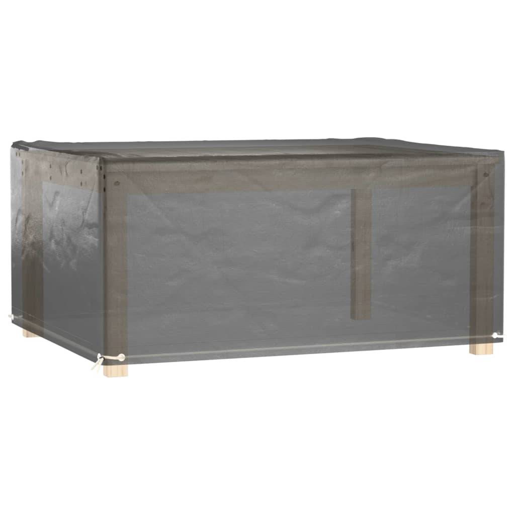2 pcs Housses salon de jardin - Housses de protection 8œillets 160x120x75cm rectangulaire - Image 2
