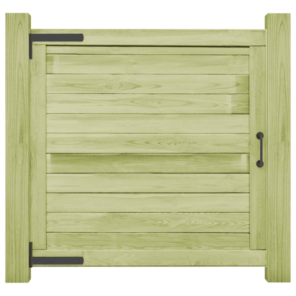 Vidaxl - Portail de jardin Bois de pin imprégné 100x100 cm - vidaXL - Imagen 1