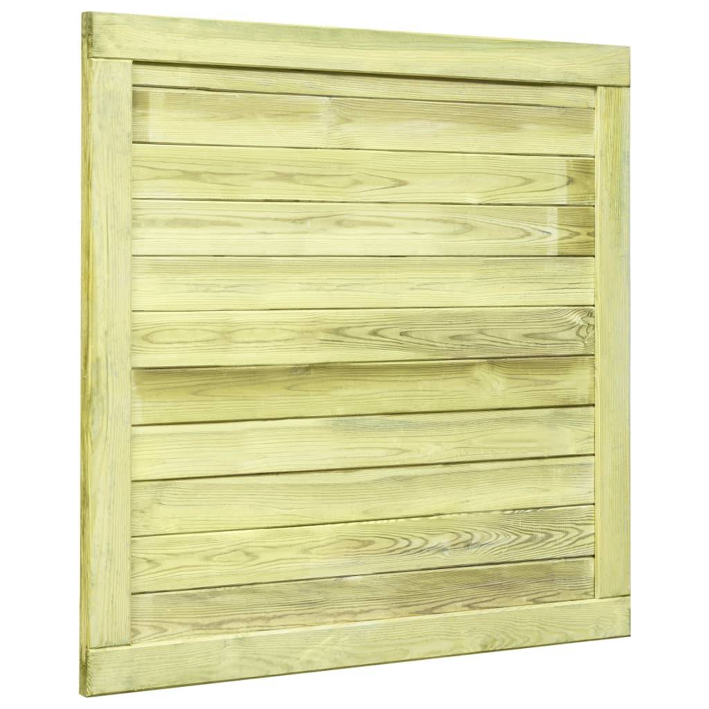Vidaxl - Portail de jardin Bois de pin imprégné 100x100 cm - vidaXL - Imagen 4