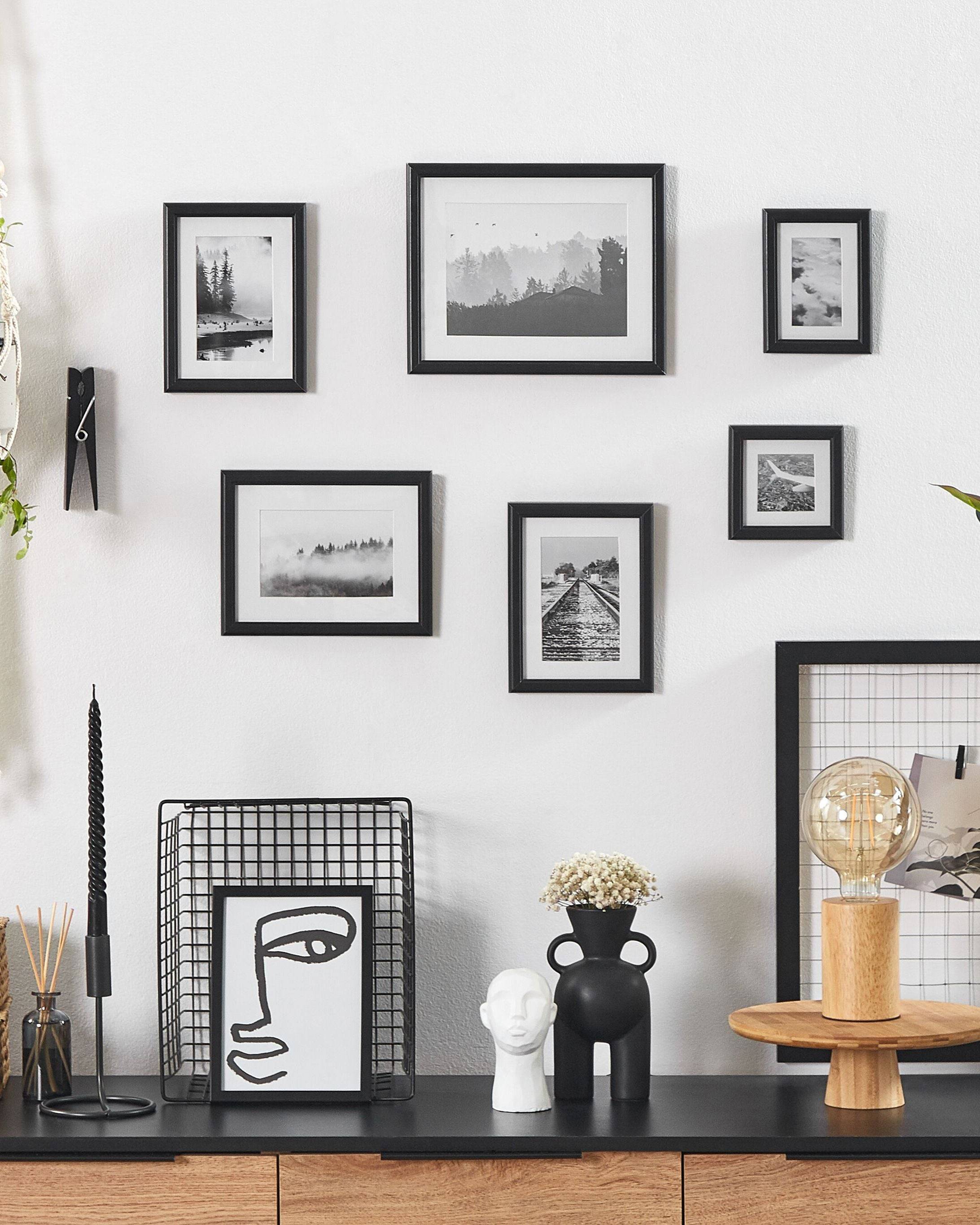 Beliani - Cadre photo MDF Noir ZINARE - 28x22x2- Beliani - Image 1