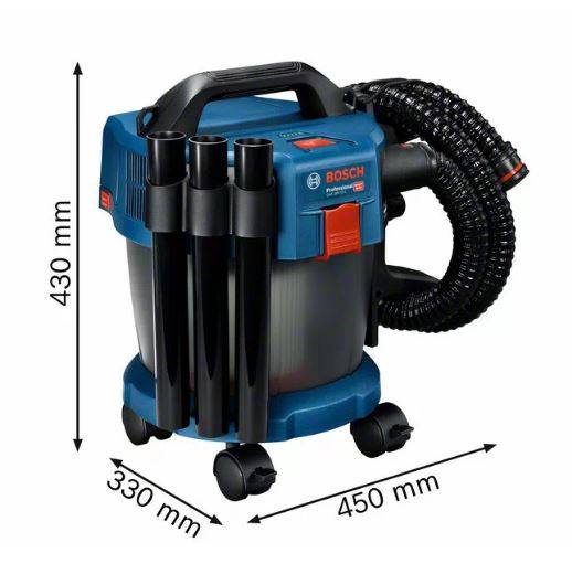 Bosch Professional - Aspirateur 18V GAS 18 V - 10 L (sans batterie ni chargeur) - BOSCH - 06019C6302 - Imagen 3