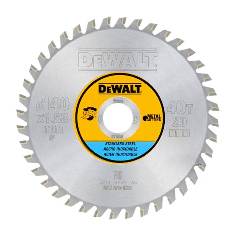 Dewalt - Lame de scie circulaire Carbure DEWALT 140x20 mm - taille  - DEWALT ACCESSOIRES - Imagen 1