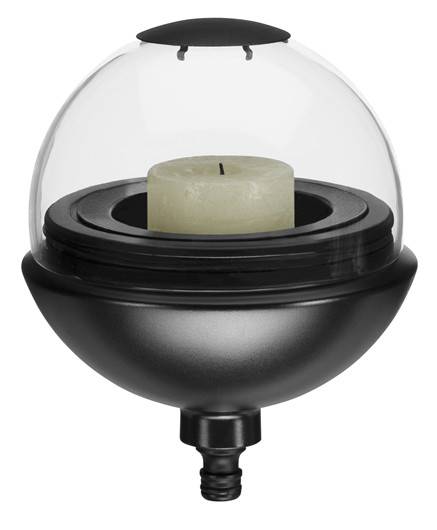 Gardena - Lanterne ronde ClickUp! - compatible avec manche ou support pour balcon ClickUp! Gardena - Imagen 2