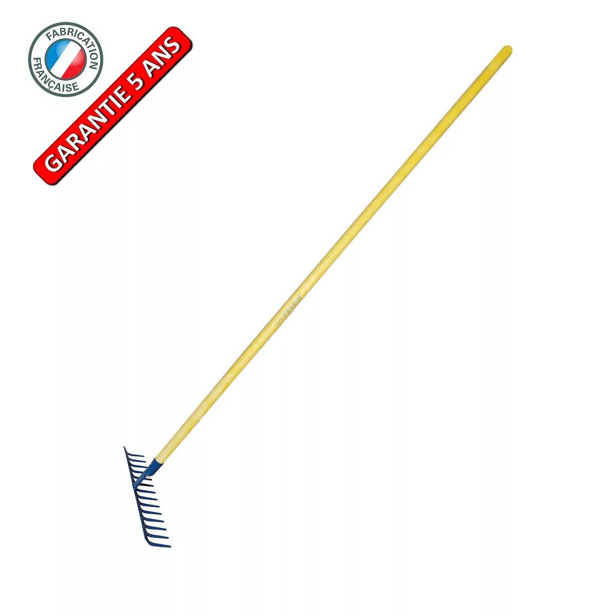 Outils Perrin - Râteau forgé 14 dents courbes – Manche fibre 1,50 m