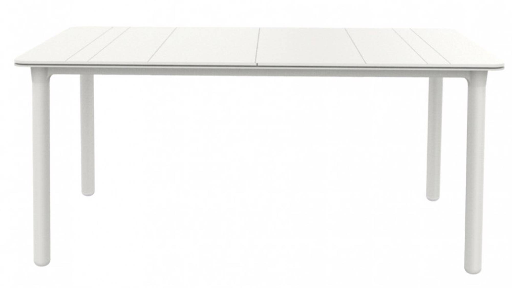 Table rectangulaire extérieur 160x90 blanc NOA garbar - Image 1