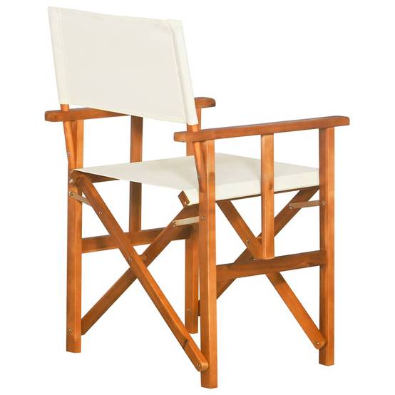 Vidaxl - Chaises de metteur en scène lot de 2 Bois massif d'acacia vidaXL 45946 - Imagen 2