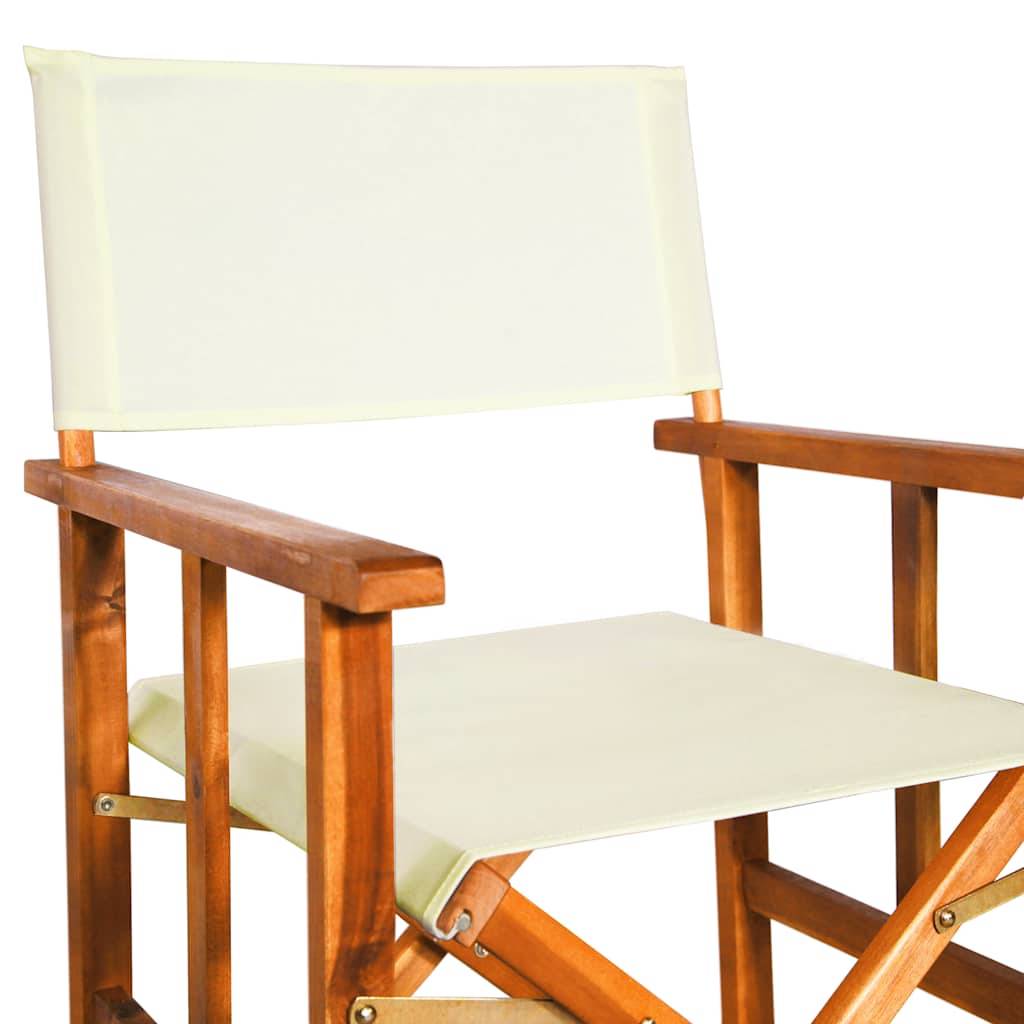 Vidaxl - Chaises de metteur en scène lot de 2 Bois massif d'acacia vidaXL 45946 - Imagen 8