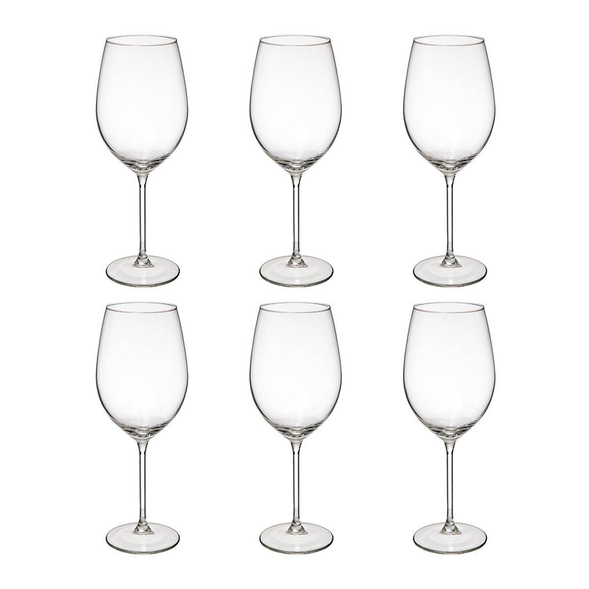Lot de 6 Verres à Eau "Lina" 54cl Transparent - Image 1
