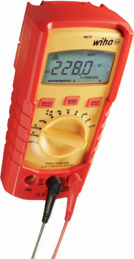 Multimètre numérique WIHA jusqu'à 1000V AC Cat. IV + 2 piles AAA incluses - 45215 - Imagen 8
