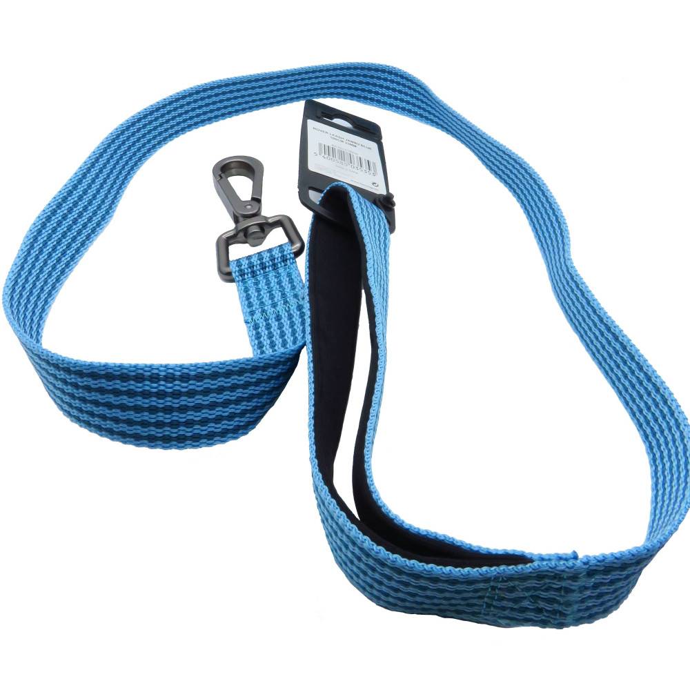 Laisse jannu bleu 1 mètre x 25 mm  pour chien - Imagen 4