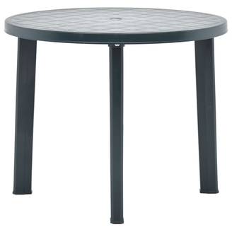 PANGIVO - Table de jardin plastique vert Ø89 cm - PANGIVO