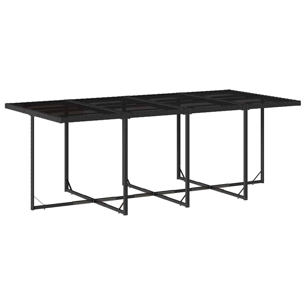 ComfortXL - Salon de Jardin Encastrable 12 Places, Composition 8 Fauteuils et 4 Tabourets en Polyrotin Noir – ComfortXL Outdoor Living - Image 4