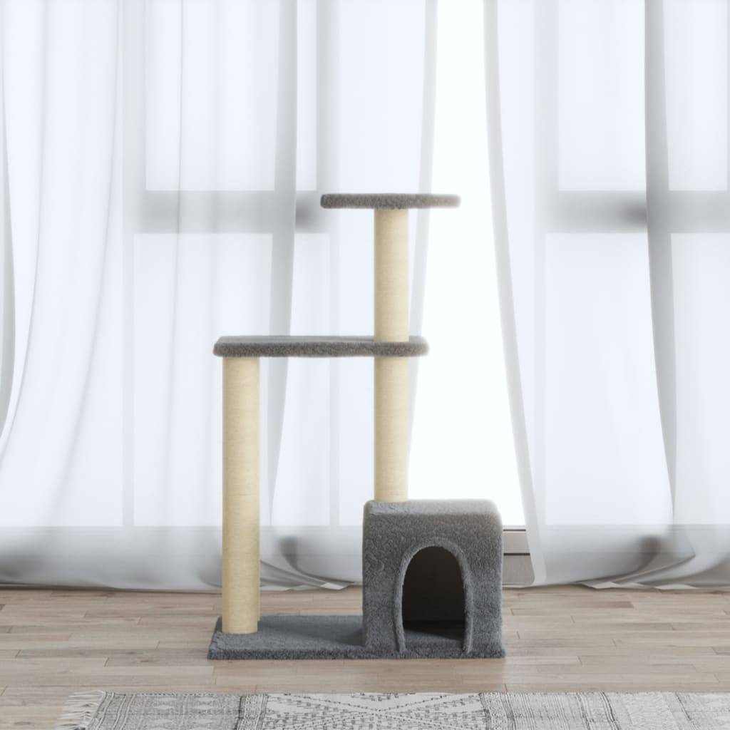 Vidaxl - Arbre à chat avec griffoirs en sisal Gris clair 71 cm vidaXL 171510 - Imagen 1