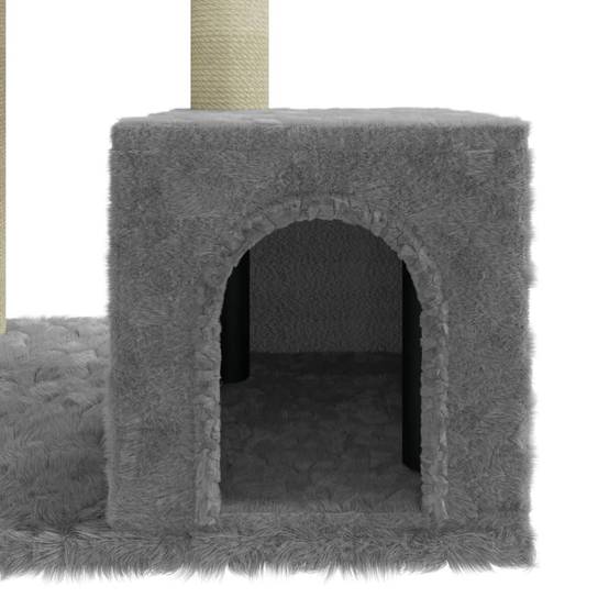 Vidaxl - Arbre à chat avec griffoirs en sisal Gris clair 71 cm vidaXL 171510 - Imagen 4