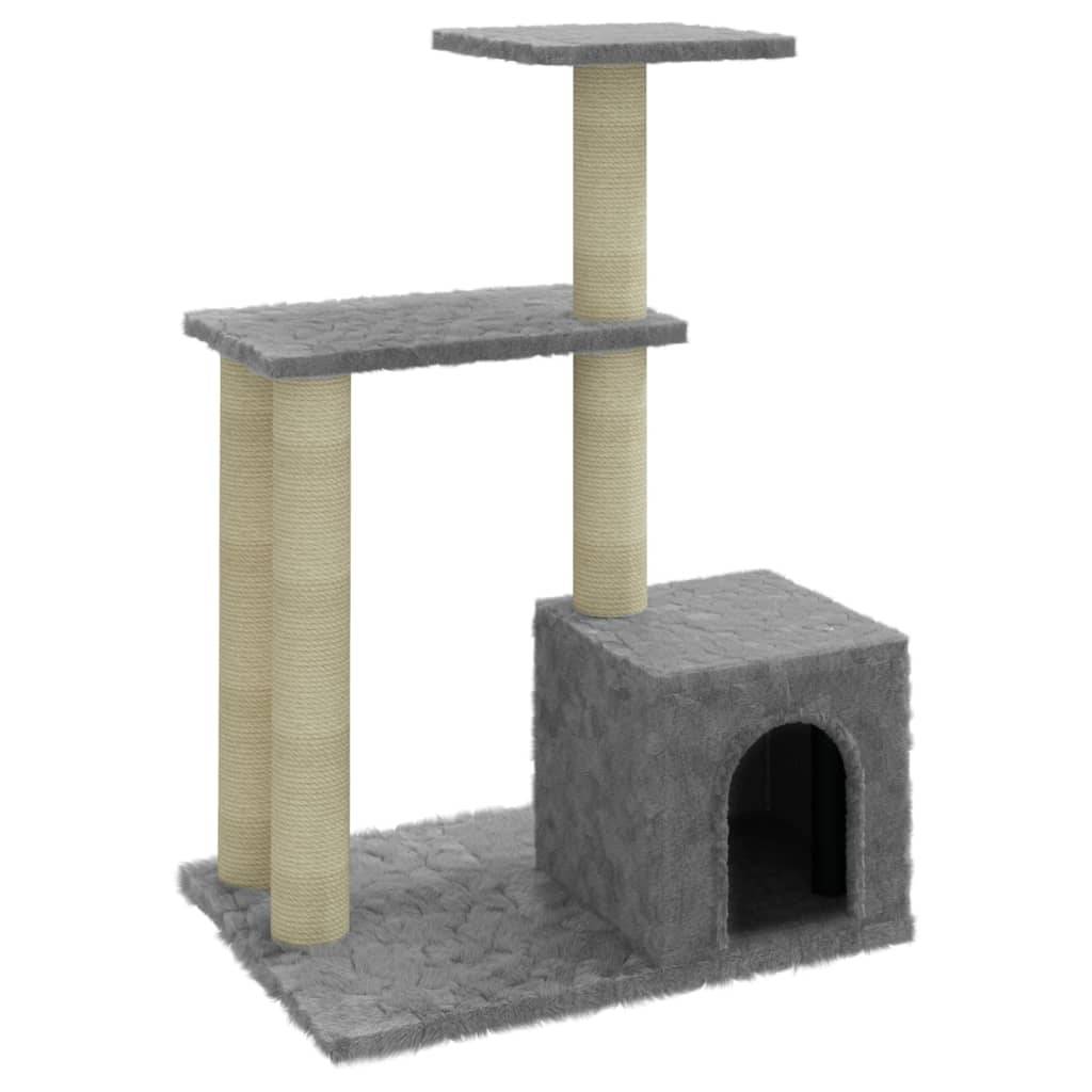Vidaxl - Arbre à chat avec griffoirs en sisal Gris clair 71 cm vidaXL 171510 - Imagen 2