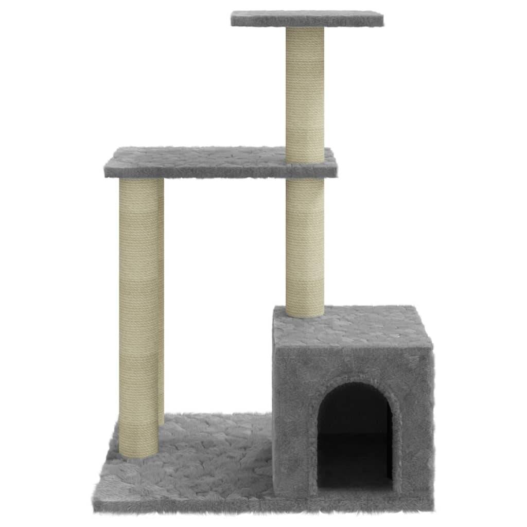 Vidaxl - Arbre à chat avec griffoirs en sisal Gris clair 71 cm vidaXL 171510 - Imagen 6