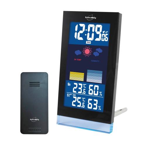Inovalley - Station météo avec écran LCD couleur - Image 1
