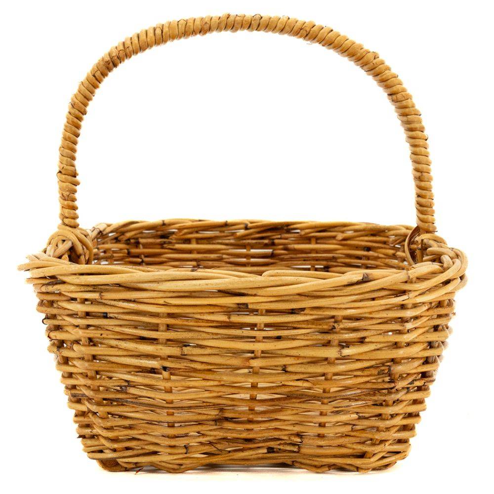 Aubry Gaspard - Panier rectangulaire en poelet naturel - Imagen 3