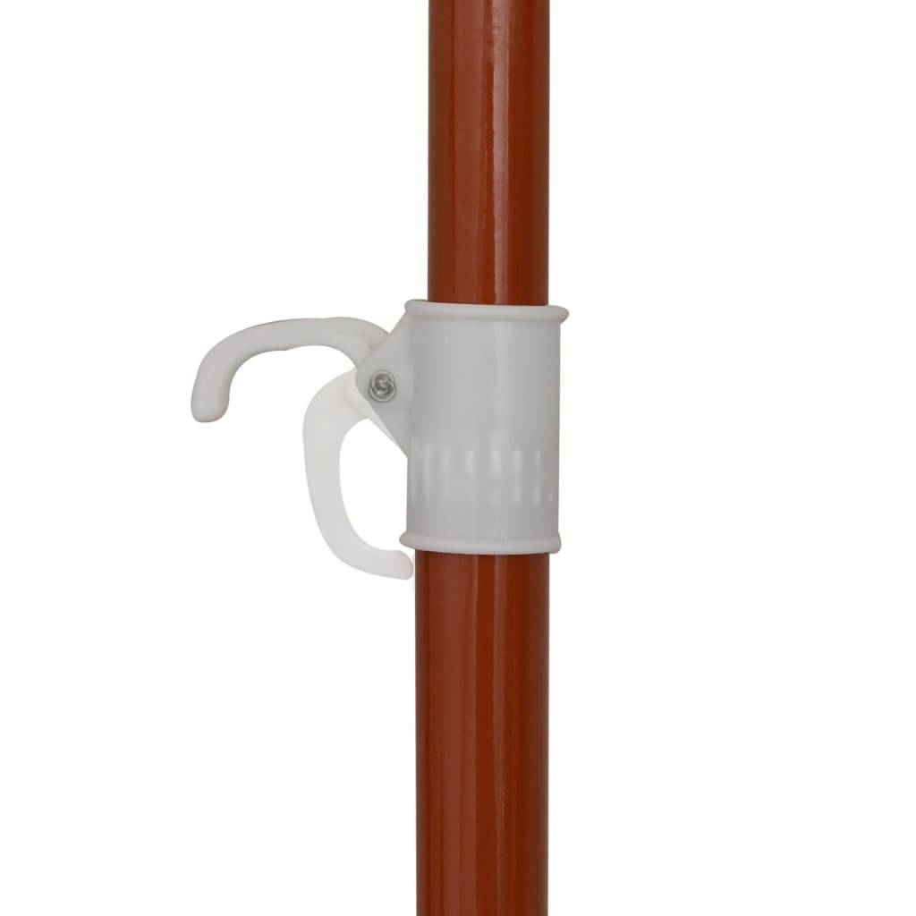 Helloshop26 - Parasol avec mât en acier 240 cm sable - Imagen 3