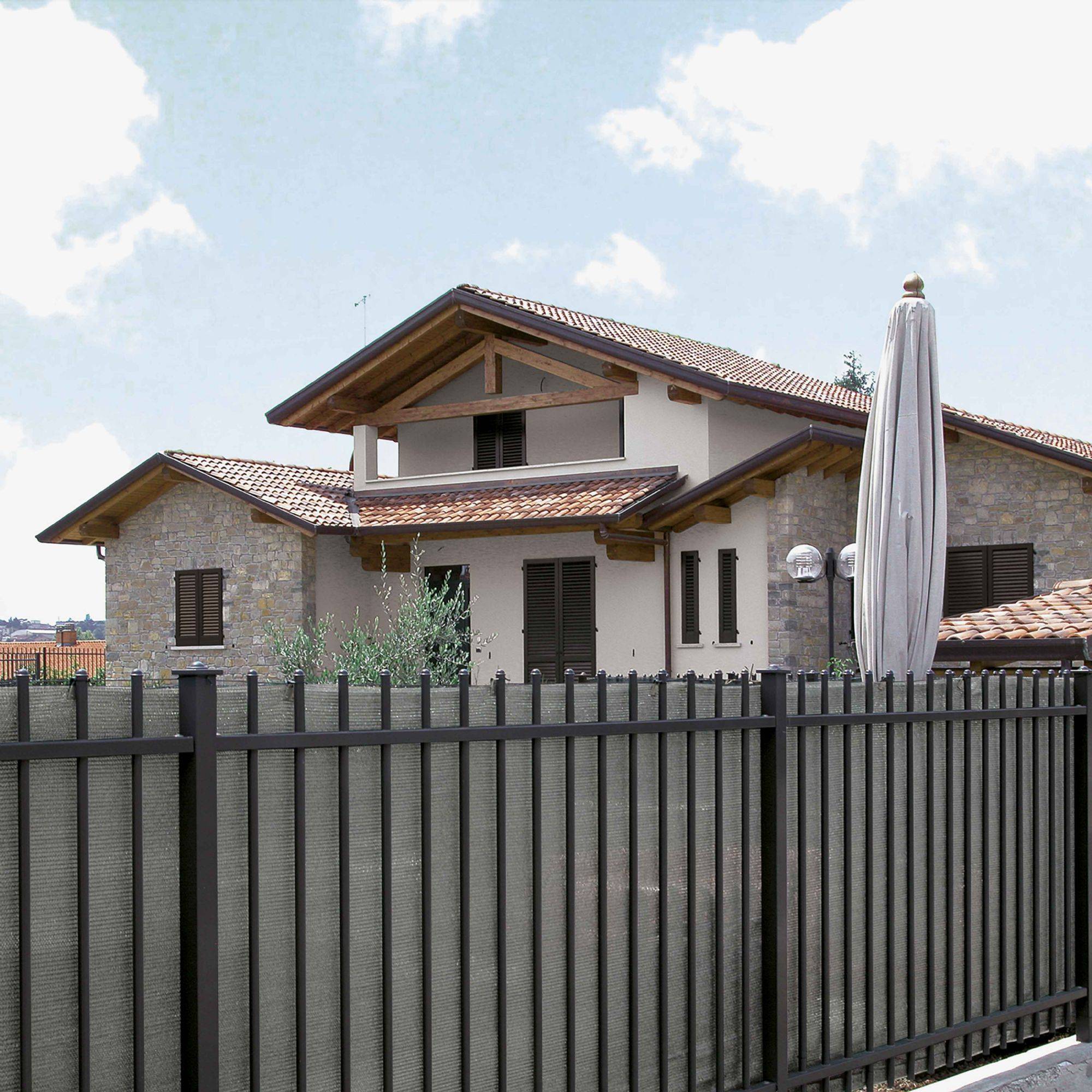 Brise vue gris - Taille 1.5 x 5 m - Image 2
