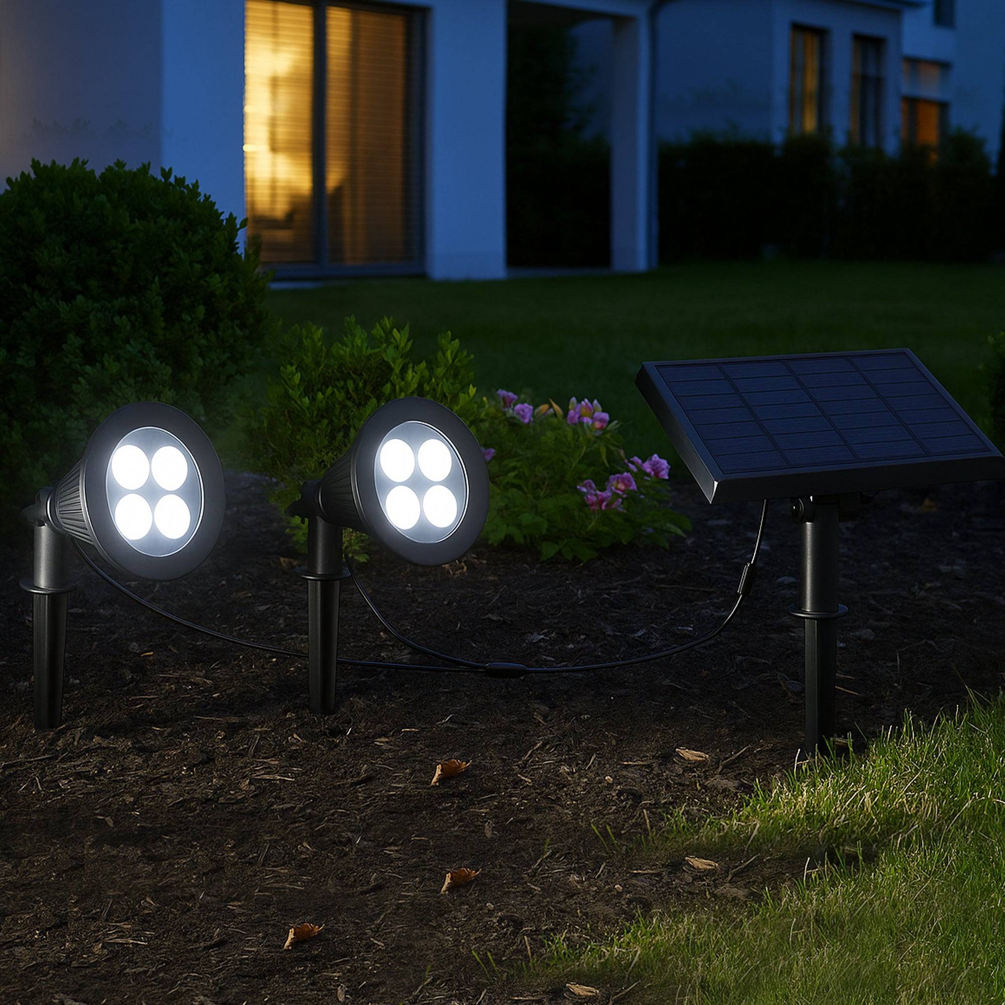 Lumisky - 2 Spots solaires connectés FAMILY SPIKY 100LM - Imagen 2