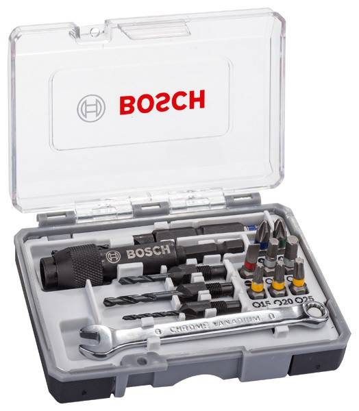 Bosch Professional - Coffret Drill and Drive - BOSCH - 3 en 1 : pré-perçage, fraisage et vissage - 2607002786