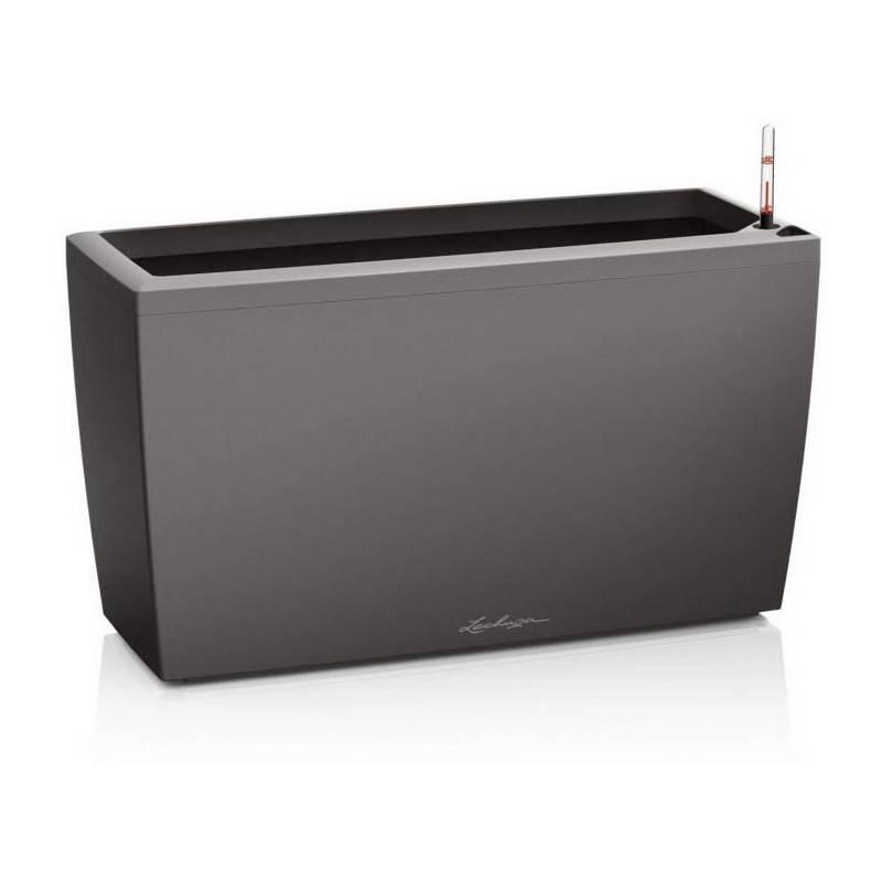 Lechuza - Pot De Fleur Lechuza Cararo Premium - Kit Complet, Anthracite Métallisé - Imagen 1