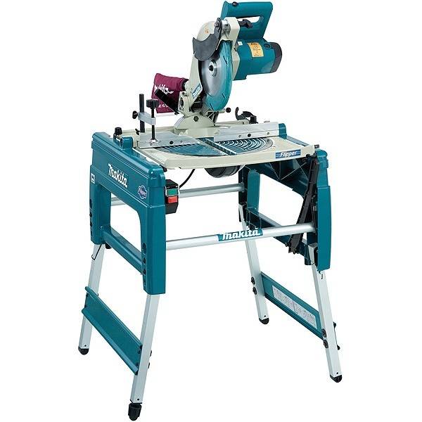 Scie sur table et coupe d'onglets MAKITA 1650W Ø260MM - LF1000 - Image 1