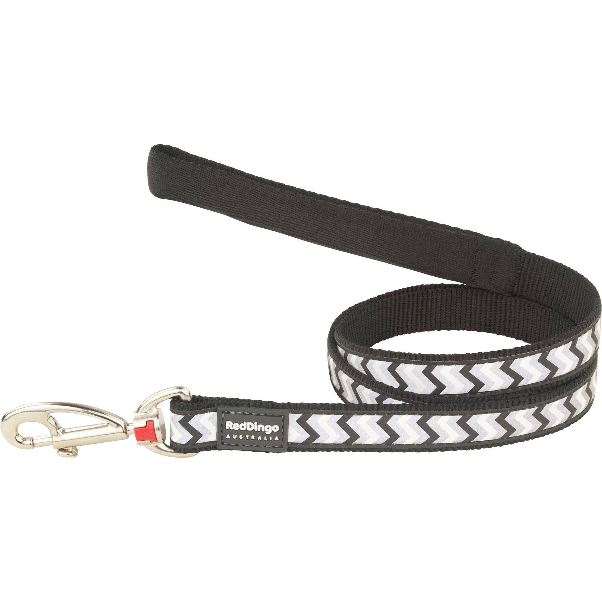 Laisse Red Dingo Reflective Ziggy Noir Taille : T3 RED DINGO