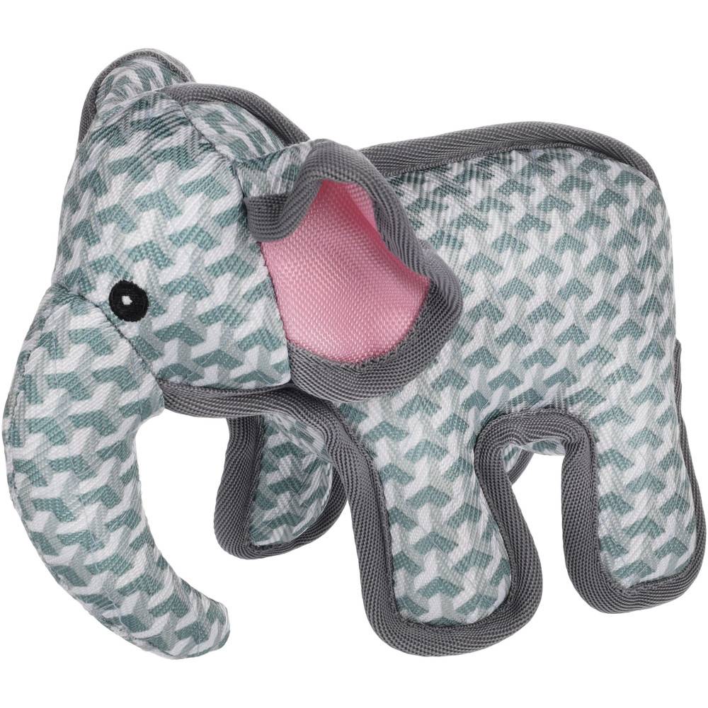 Animallparadise - animallparadise - Jouet Strong Stuff Éléphant gris 24 cm. pour chien. - Imagen 1