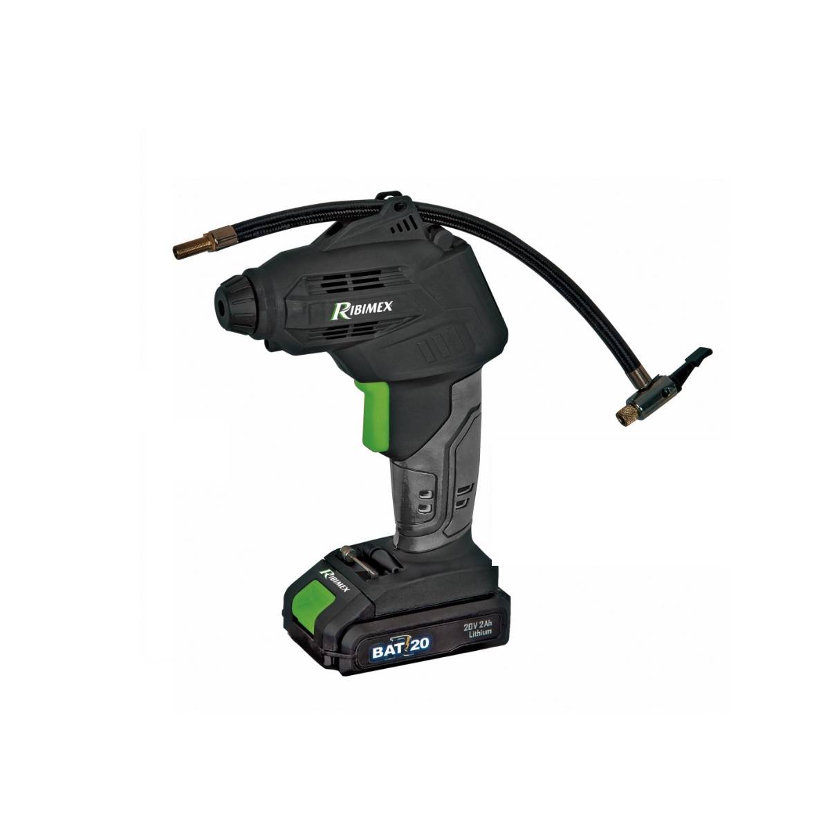 Ribimex - Compresseur à batterie r-bat20 20v PRBAT20/COMP Ribimex - Imagen 1