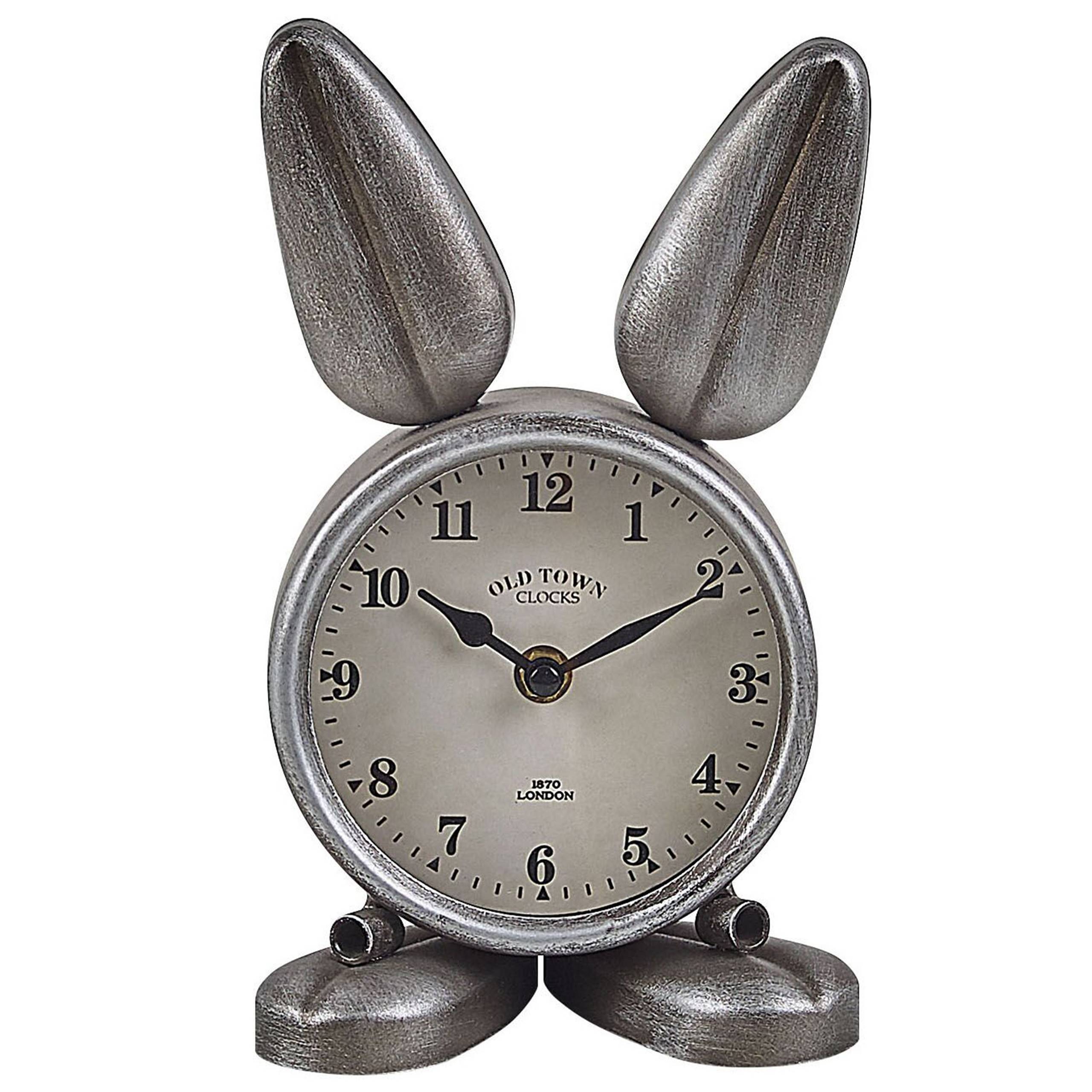 Beliani - Horloge Métal Argenté THUSIS - 15x10x24- Beliani - Image 4