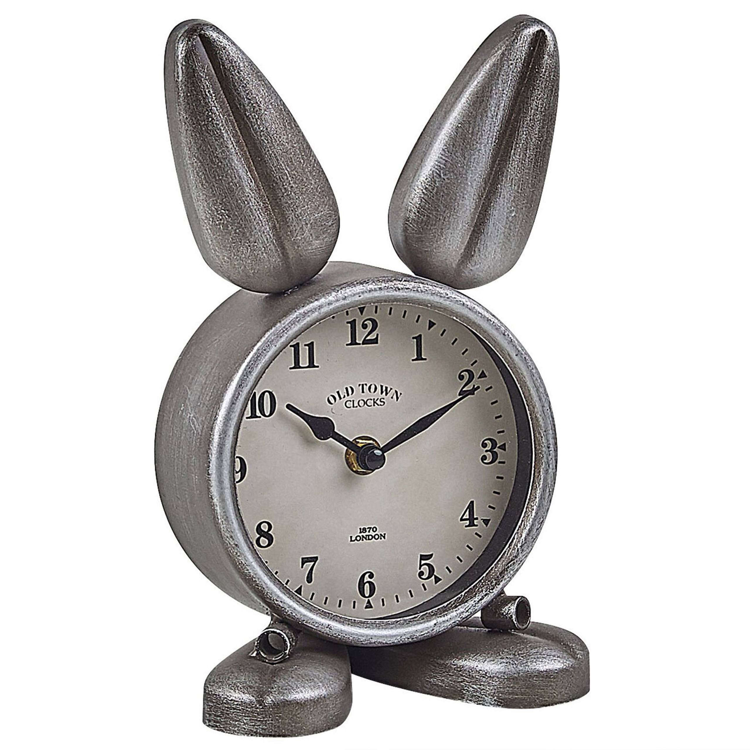 Beliani - Horloge Métal Argenté THUSIS - 15x10x24- Beliani - Image 2