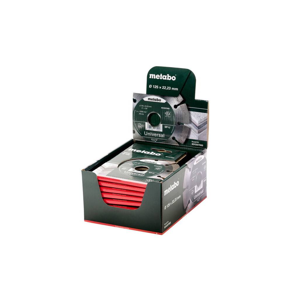 Metabo - Meule de tronçonnage diamantée - SP - U - 125 x 22,23 mm - Imagen 2