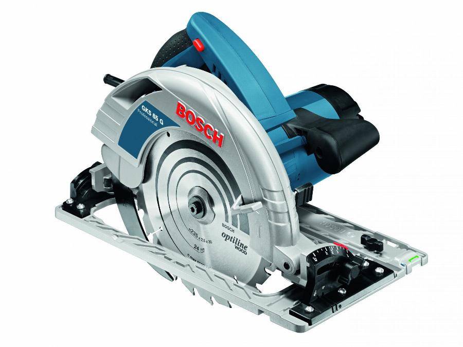 Bosch Professional - Scie circulaire BOSCH GKS 85G JK 2200 W Ø 235 mm + Rail FSN 1400 - 0615990M92 - Imagen 3